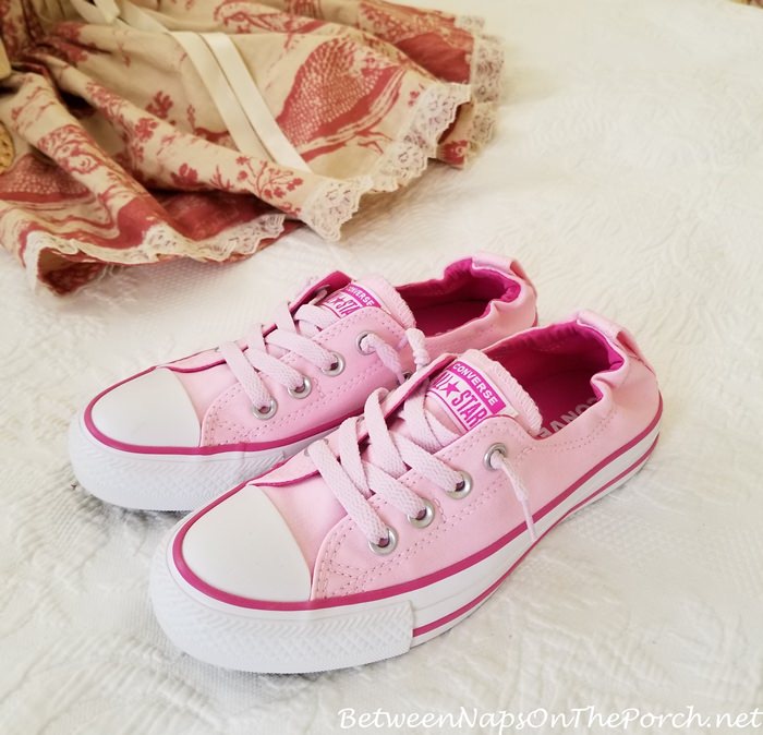 Pink Converse Sneakers, Adorable