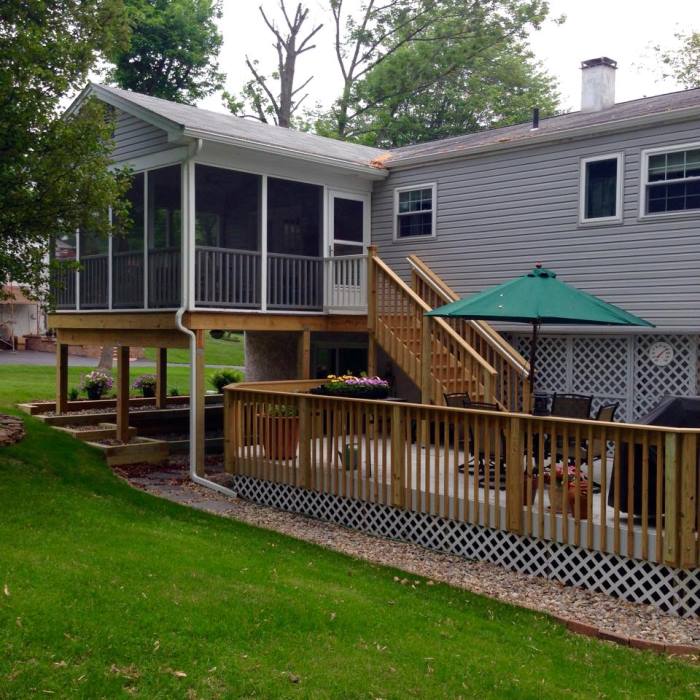 Screened Porch Addition for Home