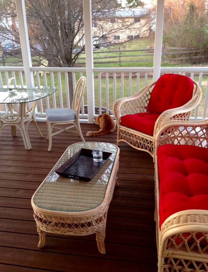 Vintage Rattan Furniture for Screened Porch