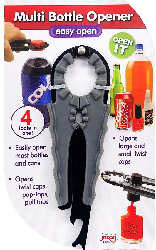 Bottle Opener, Great for pop-tops, pull tabs and bottles