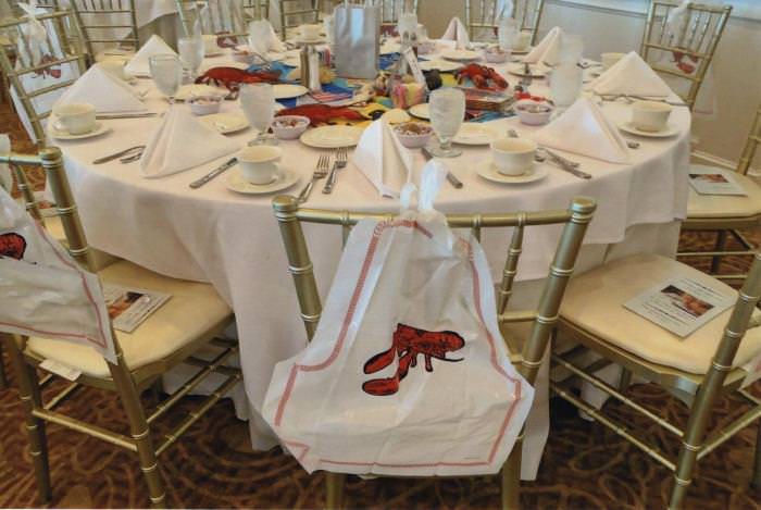 Lobster Themed Table Setting