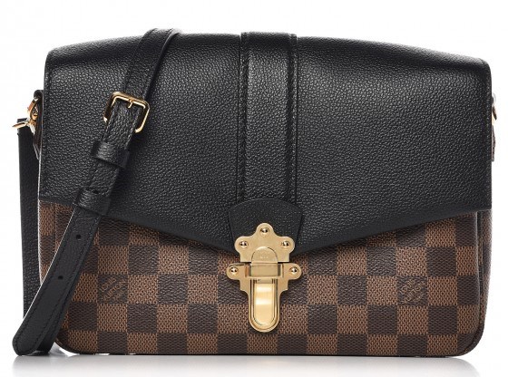 Louis Vuitton Clapton Bag, Black and Damier Ebene on sale