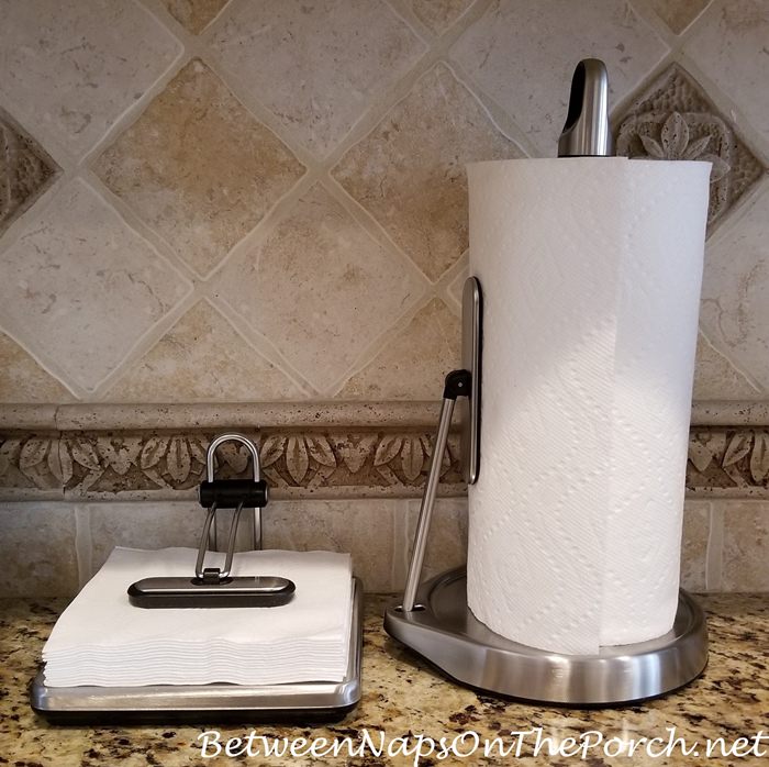 Simple Human Paper Towel Holder and Napkin Holder