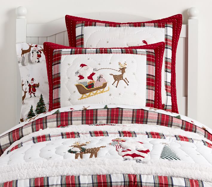 Christmas Bedding, Merry Santa