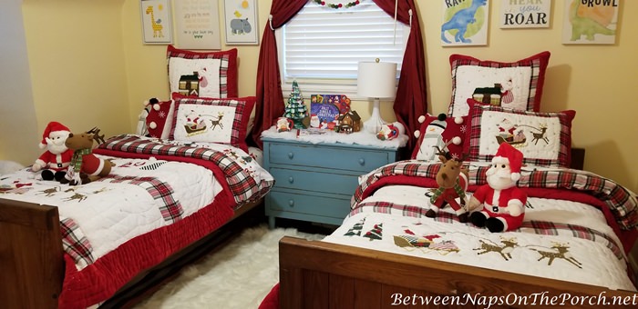 Christmas Bedroom Makeover