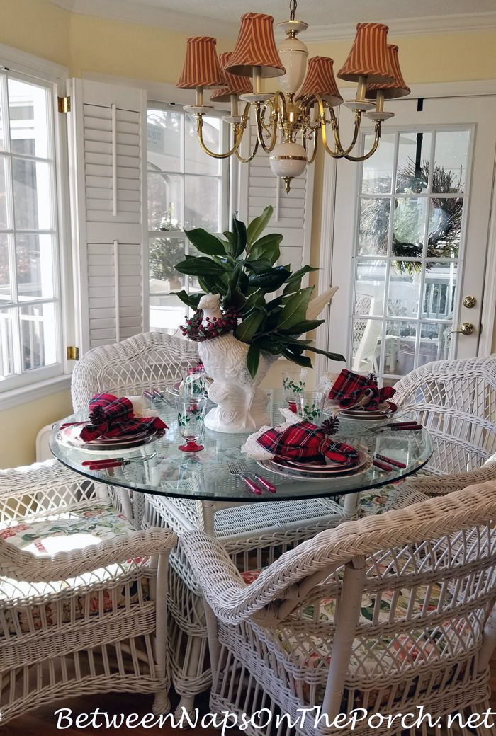 A Woodland Nature Themed Table For Christmas Between Naps