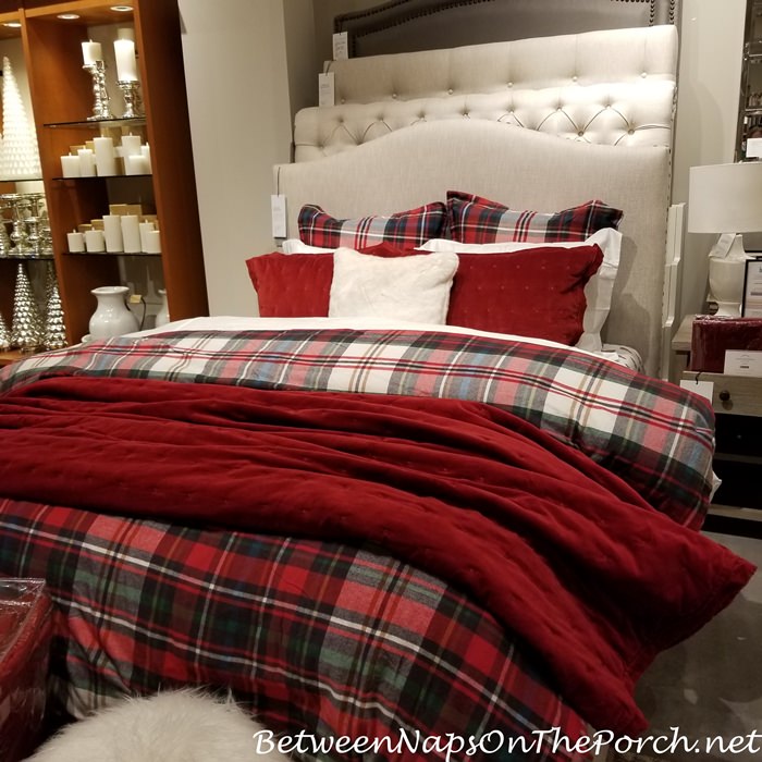 Plaid Bedding Duvet for Winter and Holidays