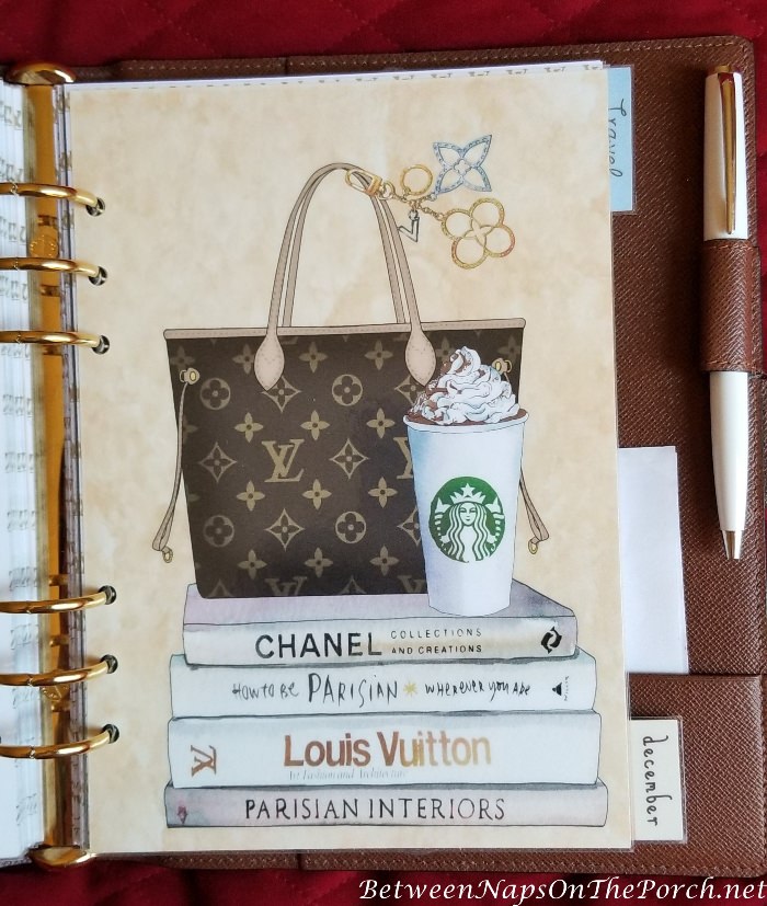 Louis Vuitton Agenda Dashboard 