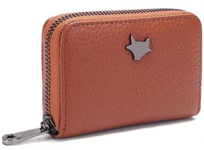 Fox Wallet, Leather Compact Wallet