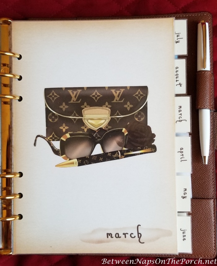 Louis Vuitton Agenda Dashboard 