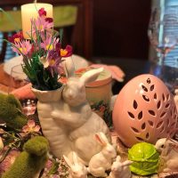 Bunny Vase, Easter Decorations