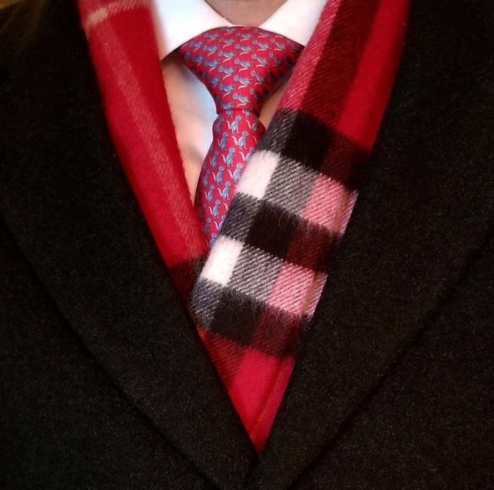 Burberry Scarf, Red House Check