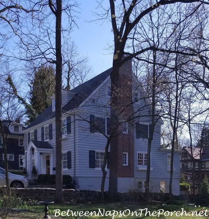 Brick Chimney with Window Inside Chimney