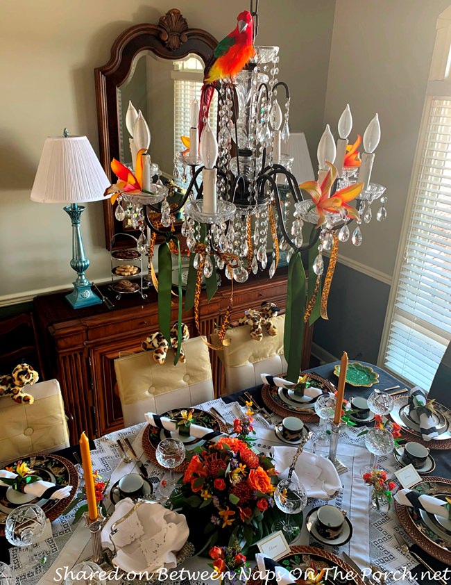 Decorate Chandelier for Tea Party