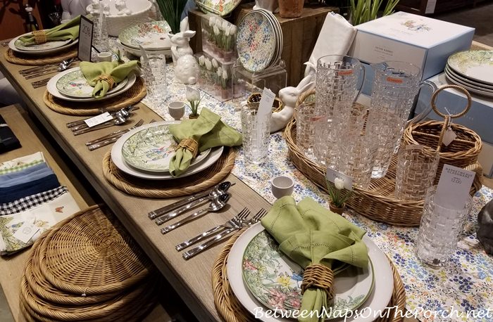 Easter dinnerware outlet set