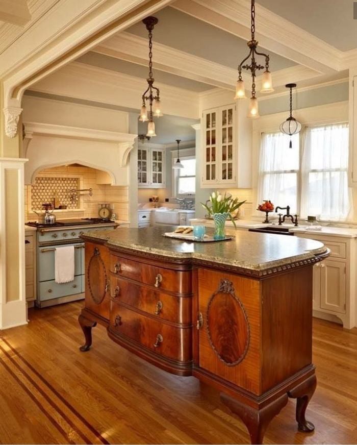 Dresser on sale kitchen island