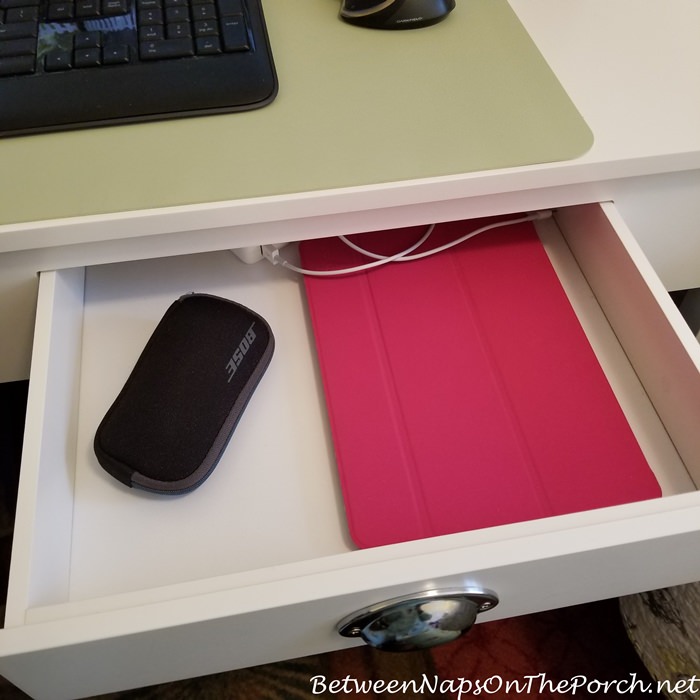 Desk with drawer storage, work from home