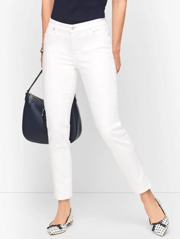 White Jeans for Curvy Figures