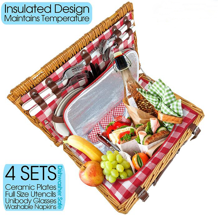 Best Picnic Basket for 4, Highly Rated