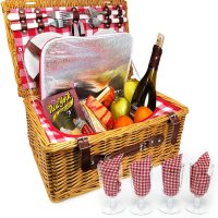 Picnic Basket for 4, Insulated