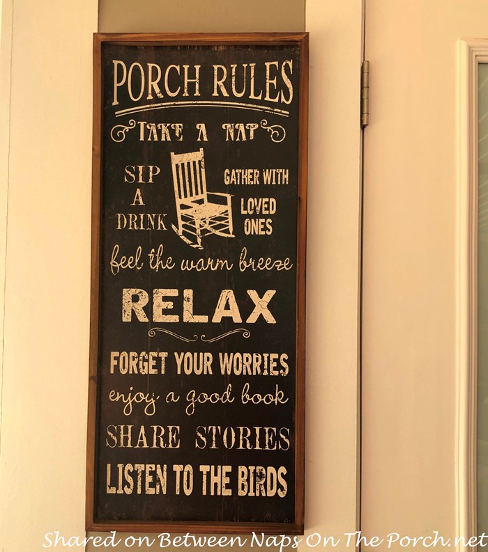 Porch Sign