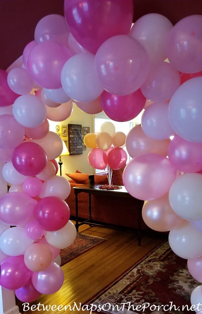 DIY Balloon Arch for Decorating Birthday