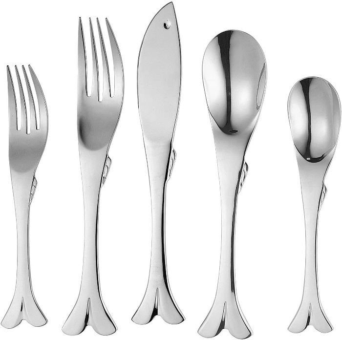 Ocean Theme - Kids Cutlery Fork and Spoon Set