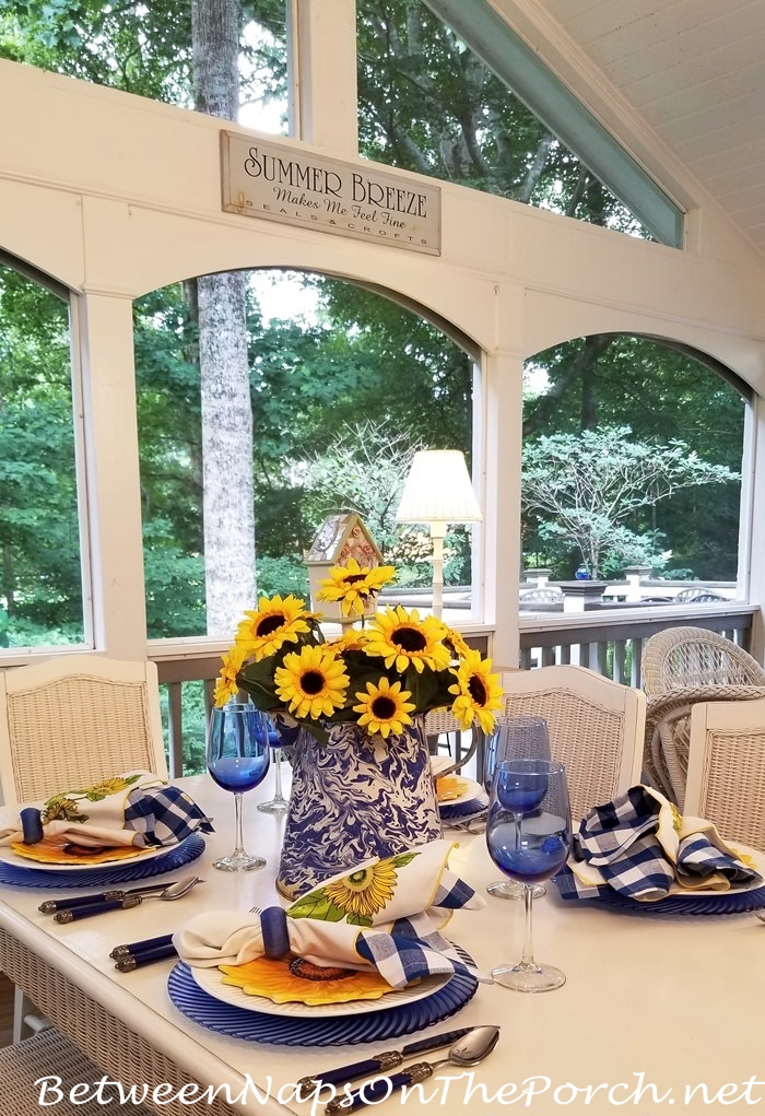 A Budget Friendly Summer Table Setting, Big Lots Dining Room Table Setup