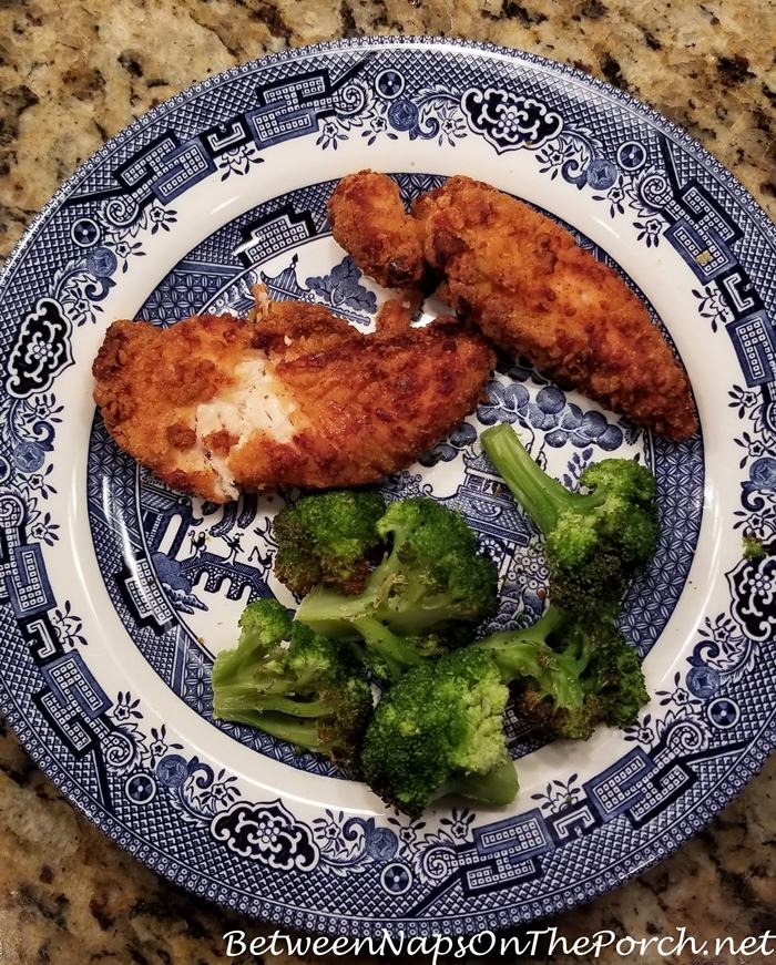 Air Fried Chicken and Broccoli