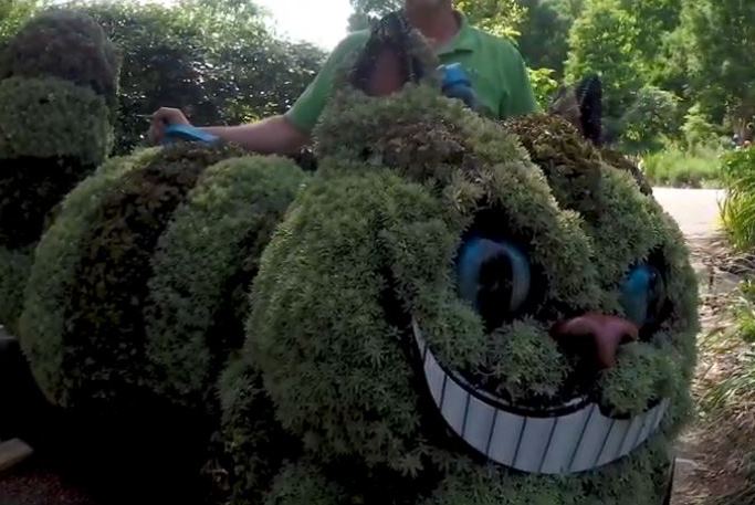 Alice's Wonderland, Cheshire Cat, Atlanta Botanical Garden