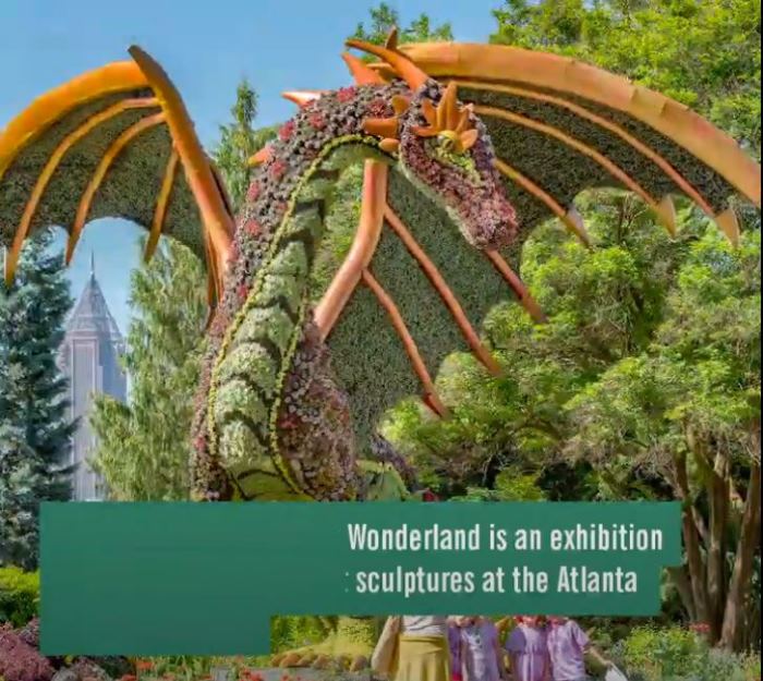 Alice's Wonderland, Dragon, Atlanta Botanical Garden