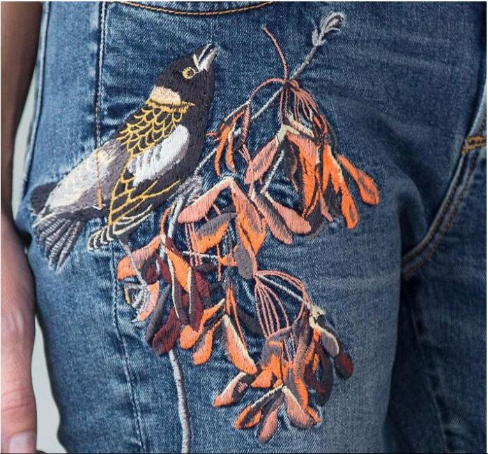 Embroidered Jeans by Sundance