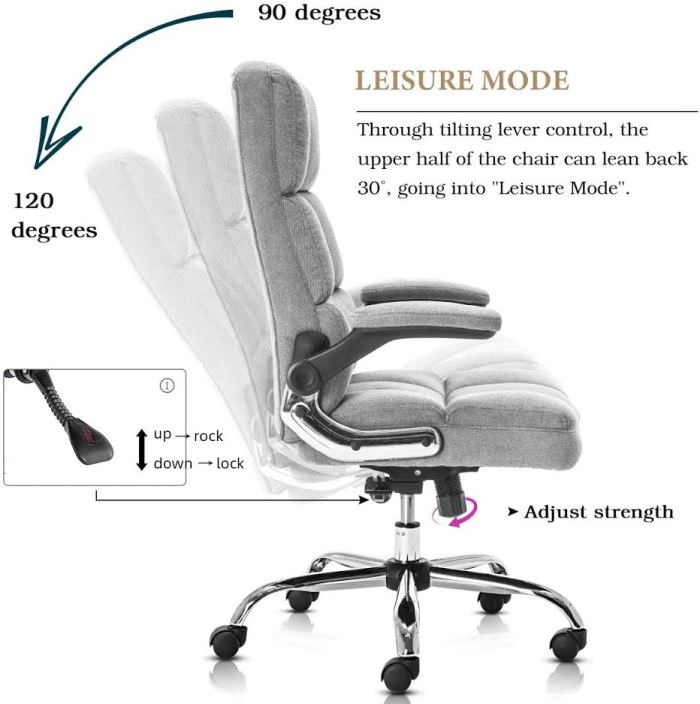 Office chair discount knob under seat