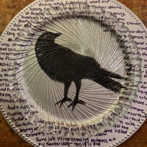Tabletop Charger Craft, Edgar Allan Poe, The Raven