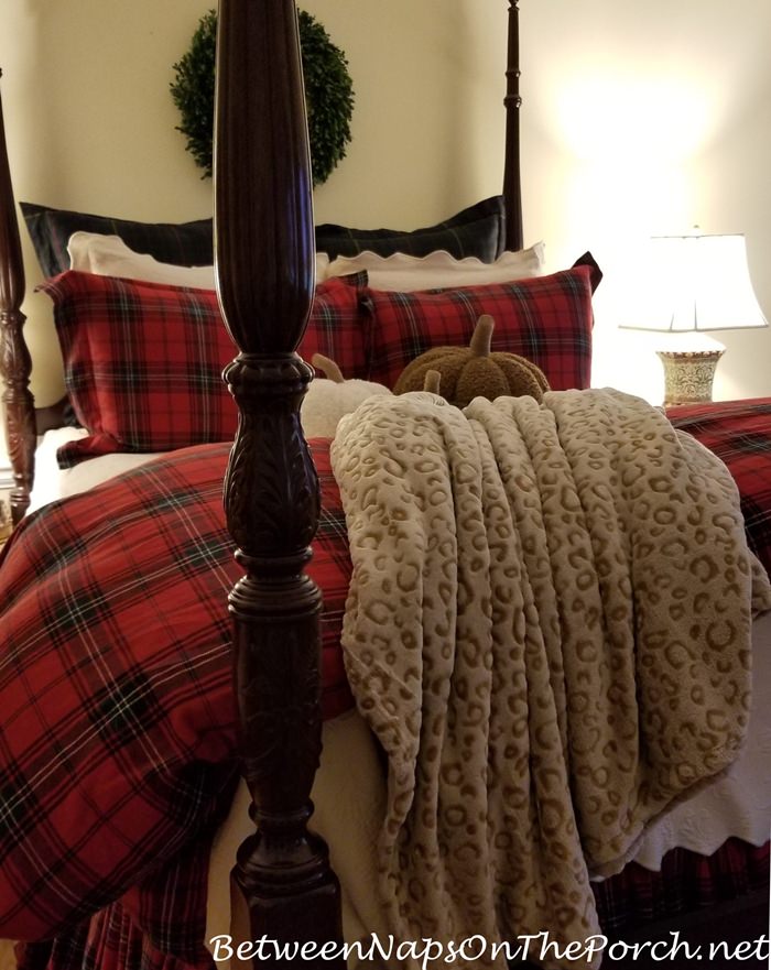 Tartan Bedding, Leopard Throw