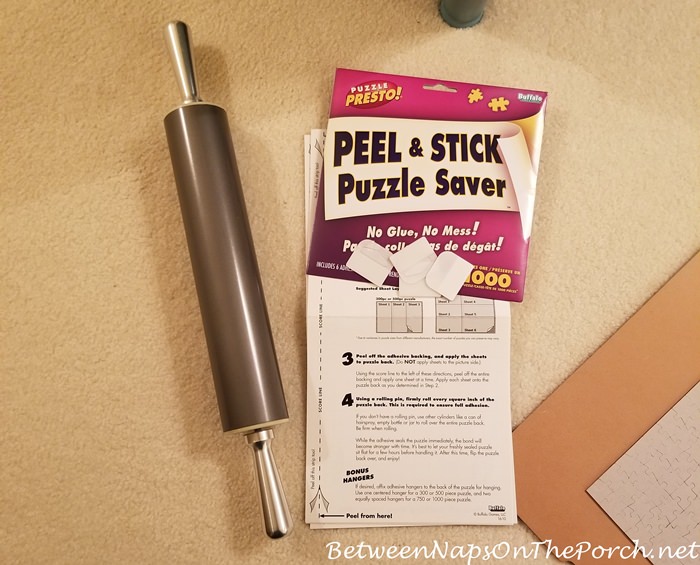 Puzzle Presto! Peel & Stick Puzzle Saver: The Original and Still the Best  Way to Preserve Your Finished Puzzle! - 6 Adhesive Sheets and 2 Adhesive