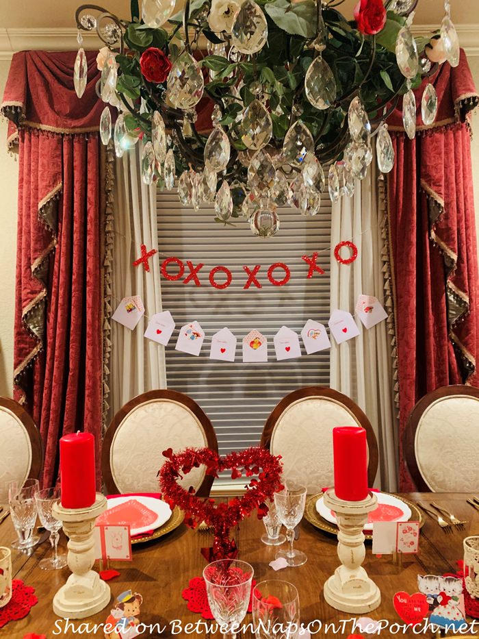 Valentine's Day Table Decor, The Plaid Palette DIY craft ideas, products,  and more