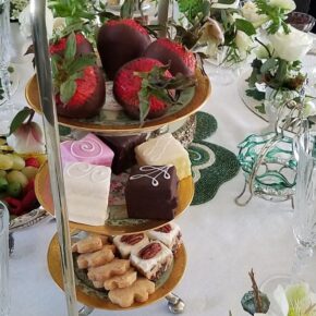 Chocolate Covered Strawberries, Tea Cakes, Desserts for Tea Party