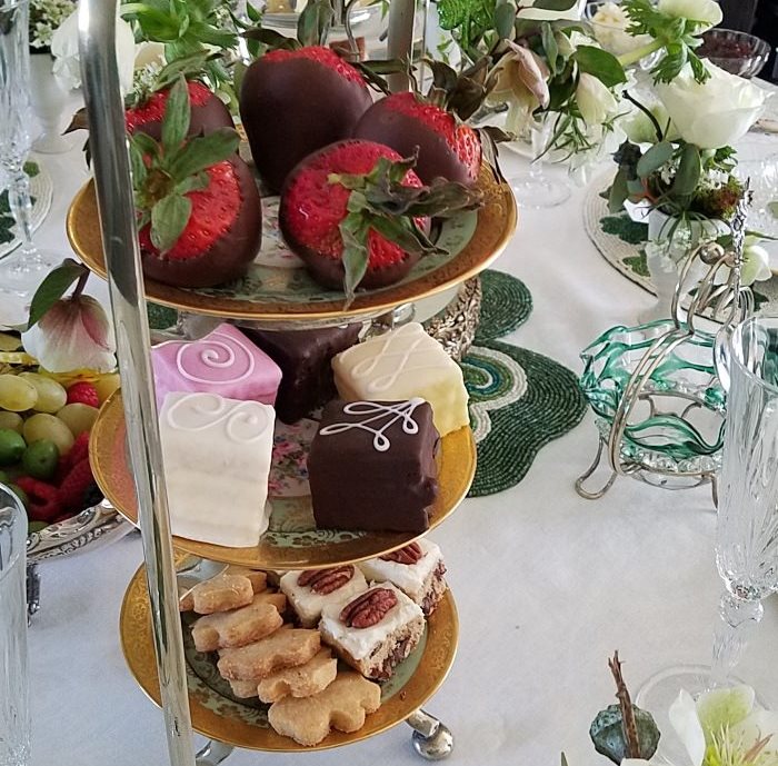 Chocolate Covered Strawberries, Tea Cakes, Desserts for Tea Party