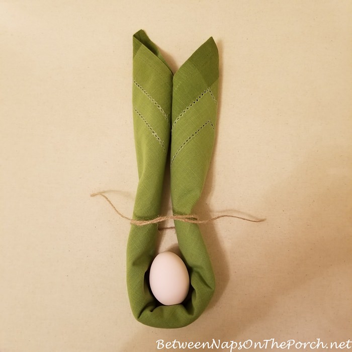 How to Make a Bunny Napkin Fold for Spring or Easter