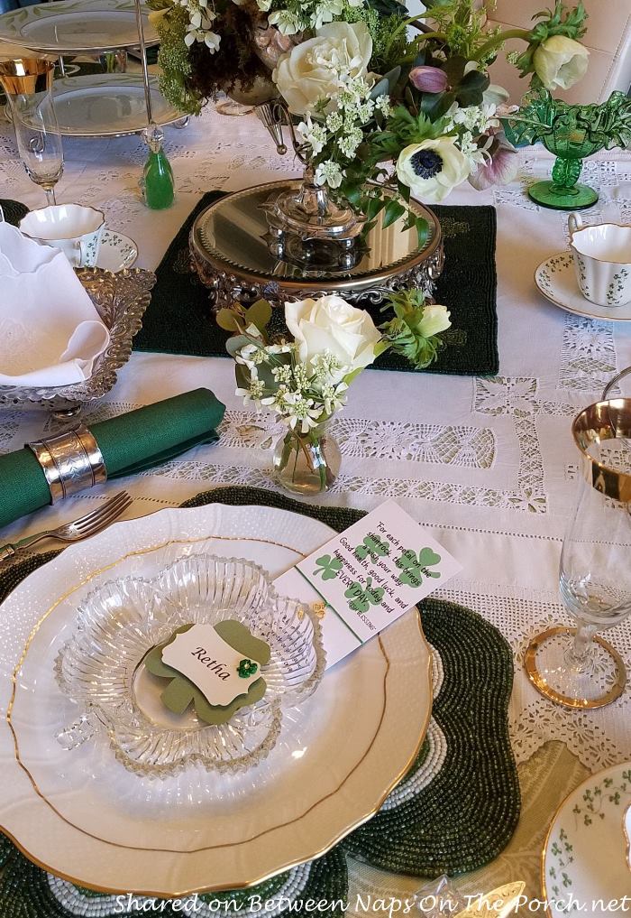 Lovely St. Patrick's Day Table Setting