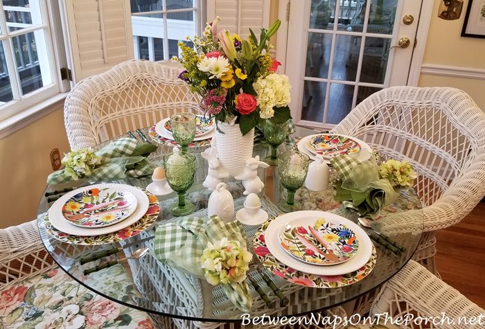 Spring or Easter Tablescape