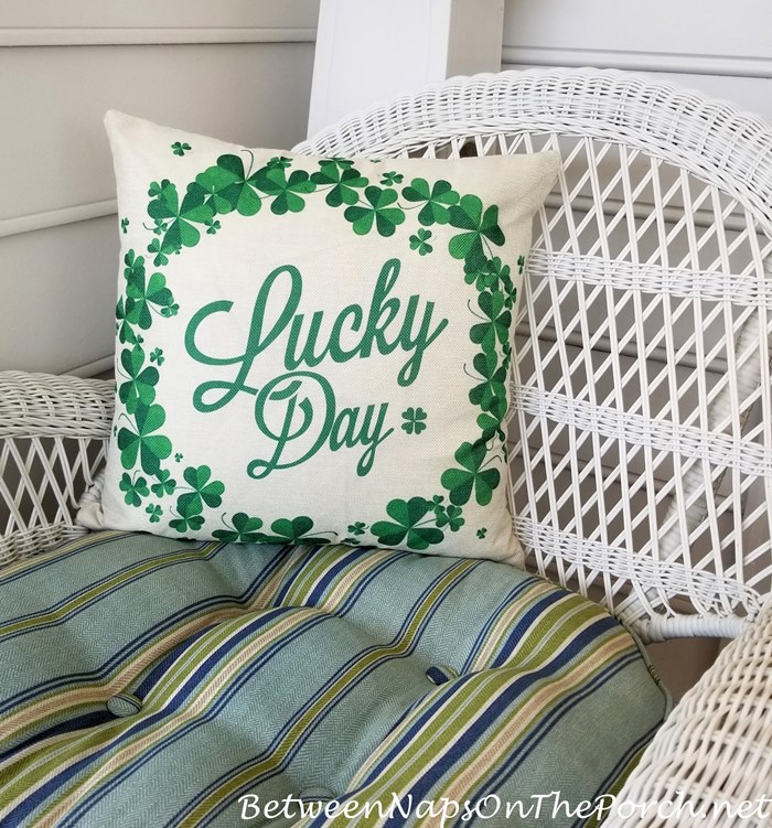 St. Patrick's Day Pillow, Lucky Day