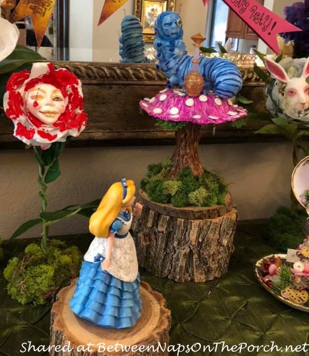 Fanciful, Enchanting Decorations for an Alice in Wonderland Birthday Party  – Between Naps on the Porch