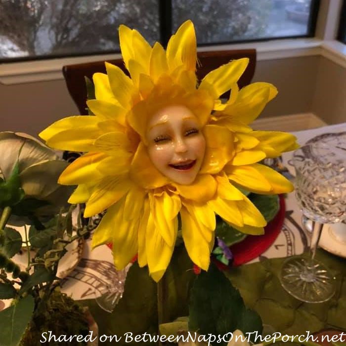 A Whimsical Alice in Wonderland Table Setting Featuring Singing-Talking  Flowers from the Garden – Between Naps on the Porch