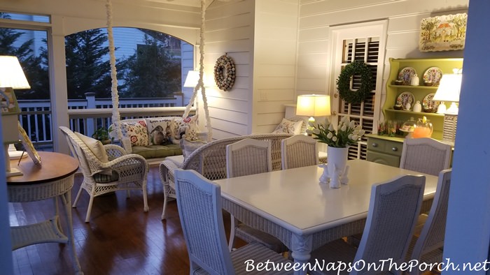 Evening Time on a Spring Porch