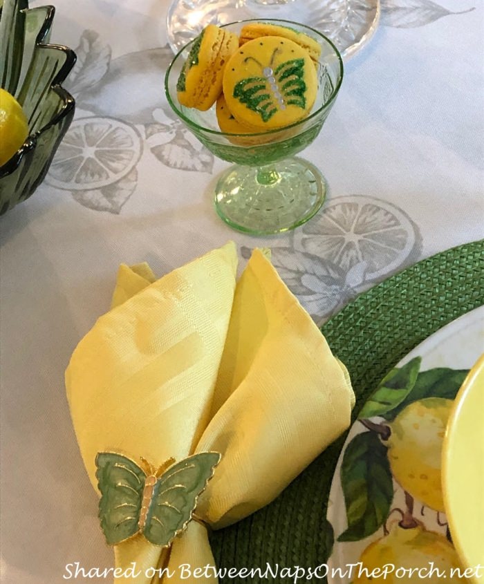 Butterfly Table with Butterfly Macarons