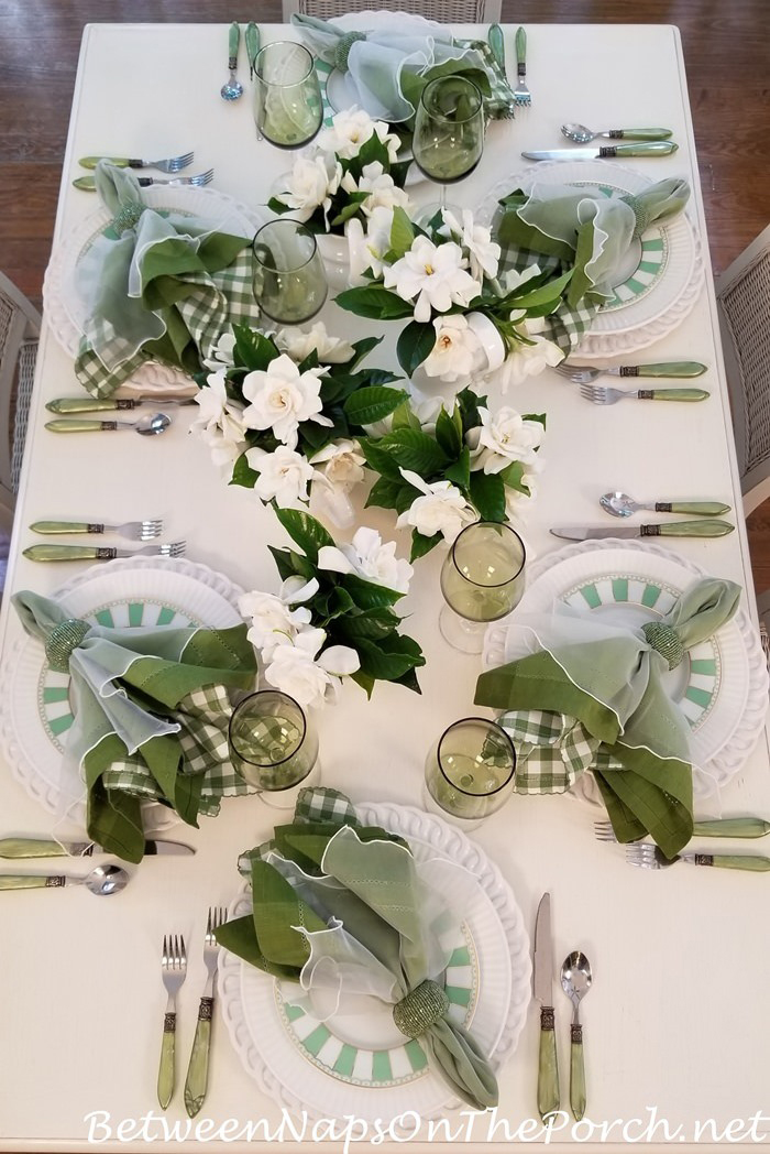 Between Naps On The Porch, Gardenias for Spring Dining