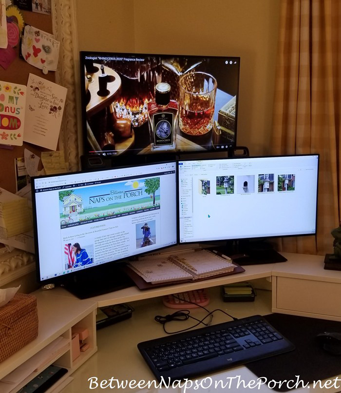 Afspraak Plagen Banket How I Use 3 Monitors to Work and Play in My Home Office – Between Naps on  the Porch