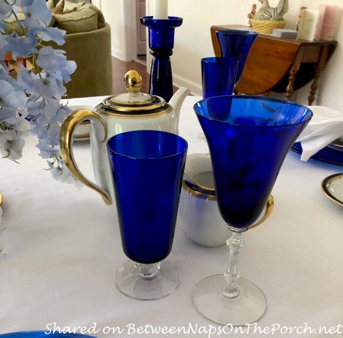 Cobalt Blue Stemware